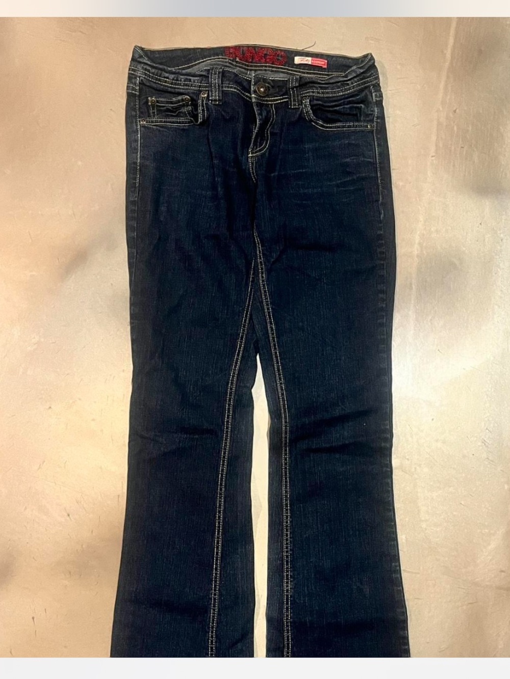 BONGO Dark Indigo Women's Wide Leg Jeans
